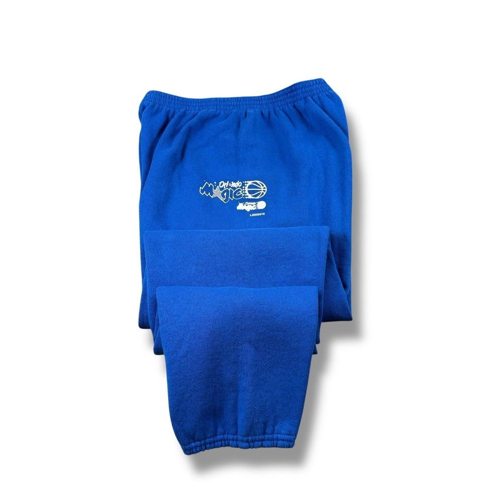 VTG 1990's Logo 7 NBA Orlando Magic Basketball Blue Sweatpants Medium EUC Rare